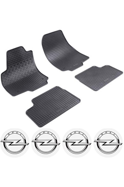 Rigum Set covorase Opel Astra H Hatchback 2004 - 12.2014 si 4 stickere rotund...