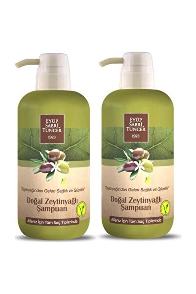 Eyüp Sabri Tuncer شامبو زيت الزيتون الطبيعي 600 مل × 2