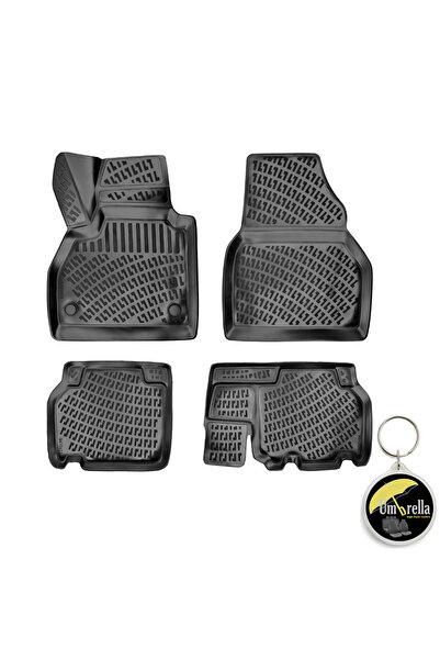 Umbrella Renault Kangoo III 2007-2014 Set 4 covorase auto din cauciuc tip tavita premium line 3D