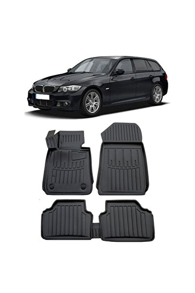 Umbrella Compatibil pentru Bmw 3 (E90) (2004-2013) Set covorase auto cauciuc ...