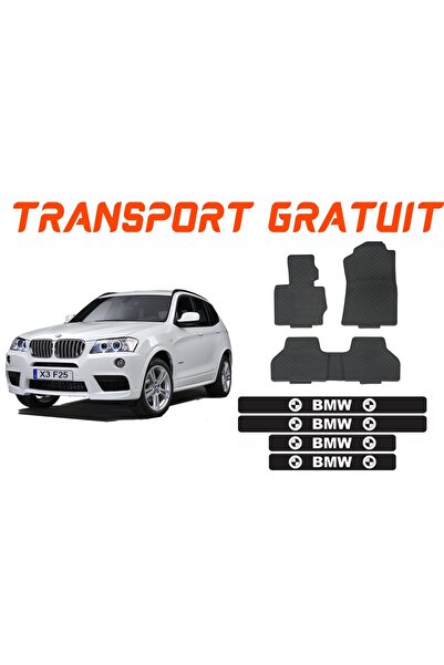 Umbrella Covorase Bmw X3 (F25) (2010-2017) si 4 stickere protectie praguri