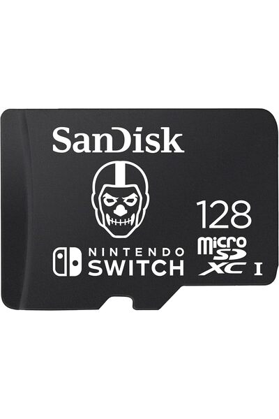 SanDisk microSDXC 128GB for Nintendo Switch - Fortnite Edition (SDSQXAO-128G-GN6ZG) - Black