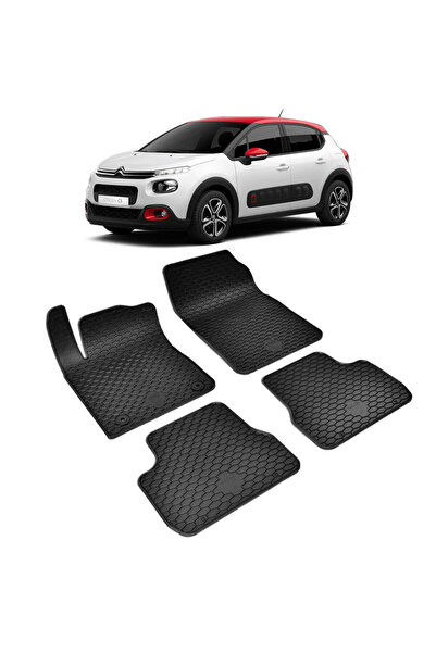 Umbrella Compatibilitate Citroen C3 (2017-2023) Set 4 covorase auto cauciuc U...