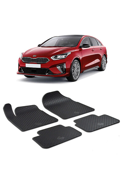 Umbrella compatibil cu Kia Proceed (2018-2025) Set 4 covorase auto cauciuc Ur...