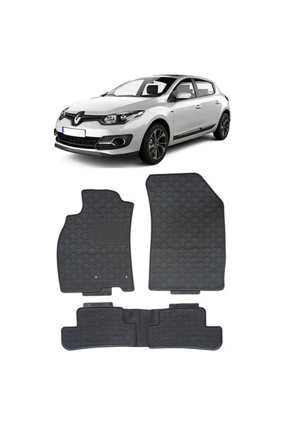 Umbrella Compatibil cu Renault Megane III (2008-2015) Set 5 covorase auto cau...