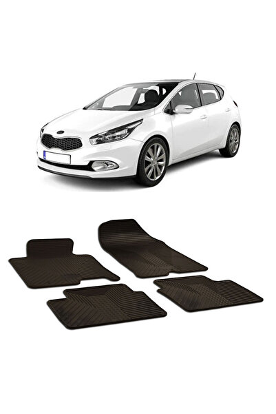 Umbrella Compatibil pentru Kia CEE`D (2012-2018) Set 4 covorase auto cauciuc ...