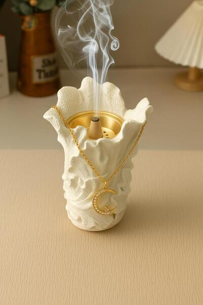 Youhe 1pc, Floral Pleated Fragrance Diffuser, Minimalist Modern Creative Ince...