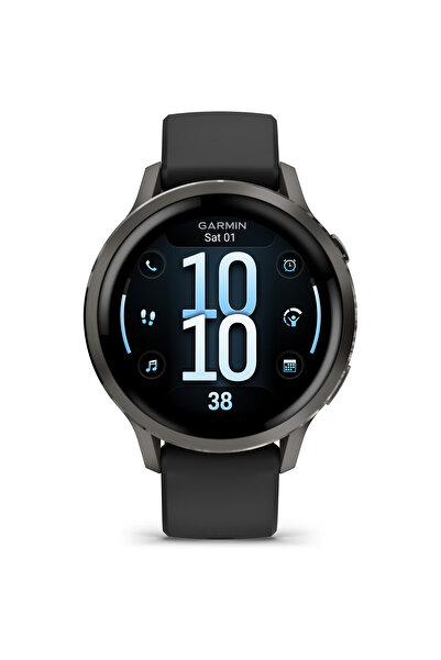 Garmin Venu 4, 41mm, AMOLED, GPS, Wi‑Fi, silicon, Slate/Black