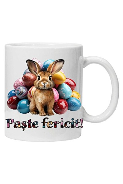 CRD PRINT Personalized ceramic mug 'Happy Easter! - model 1', 330 ml