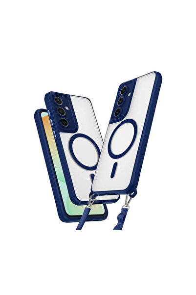 eco port حافظة سامسونج جالاكسي S25 بلس من السيليكون من إنكا ماجسيف - أزرق داكن