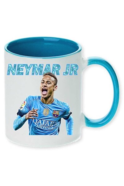 CRD PRINT Personalized mug with print "Neymar jr. - 2", light blue, ceramic, 330 ml,