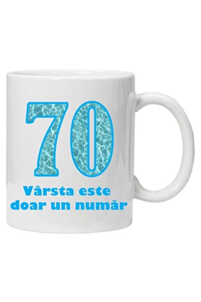 CRD PRINT Cană personalizată cu imprimeu „vârsta este doar un număr - variant...