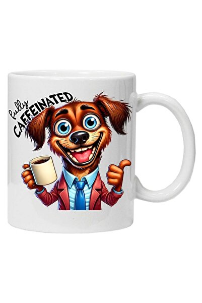 CRD PRINT Personalized mug 'Before and After Coffee - model 4' - White Ceramic 330 ml