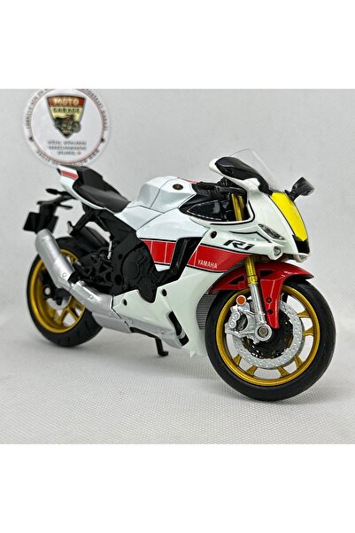 MotoGarage 2022 Yamaha YZF-R1 1:12 Ölçek Diecast Motosiklet Model – Lisanslı Maket Oyuncak & Biblo