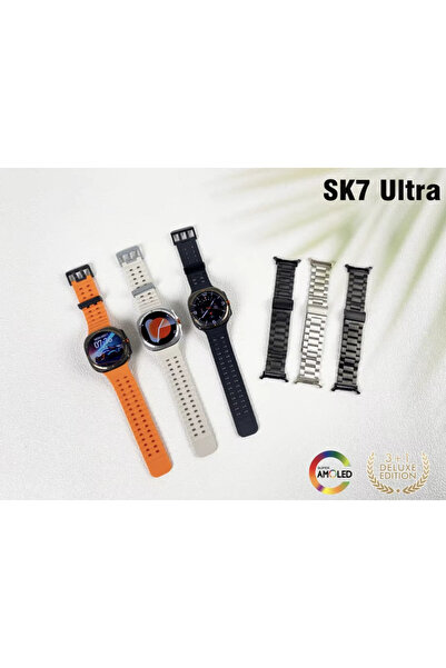 yollayenilensin SK7 Ultra Akıllı Saat – 1.53'' AMOLED Ekran, 500mAh Batarya, ...