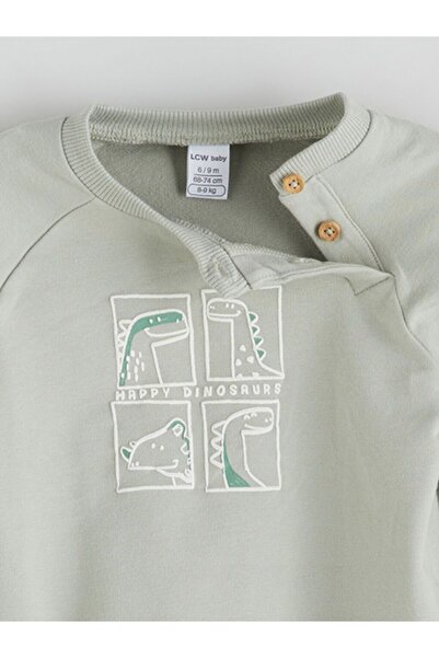 LC Waikiki Lcw Baby Printed Baby Boy Sweatshirt and Pants