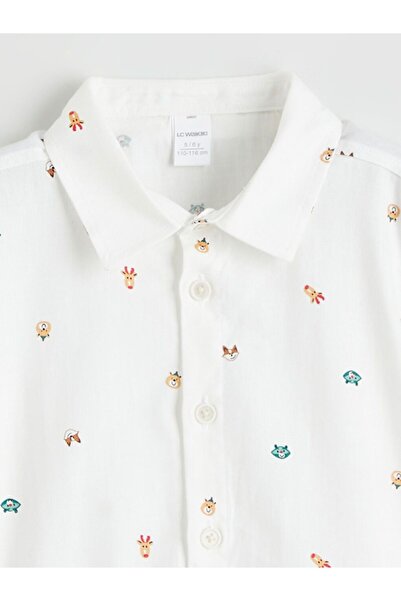 LC Waikiki Lcw Kids Regular Fit Printed Boy's Shirt