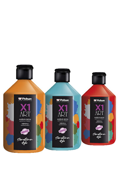 Polisan X1 Art Vernikli Hobi Boyası MOR 500 ml