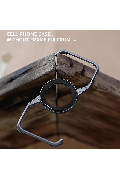 Margoun Minimalist Phone Case Compatible With MagSafe iPhone 16 Pro Max (Gray+2Glass)