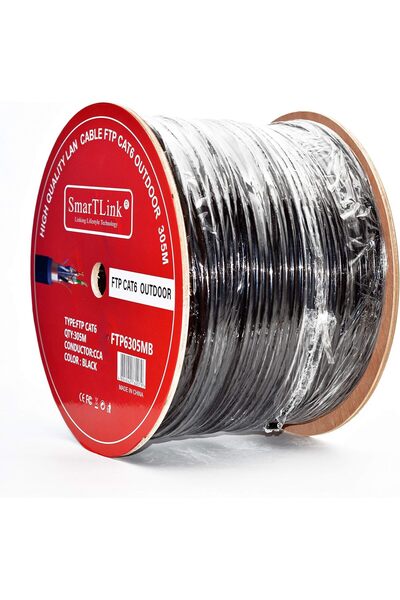 Generic Smart Link FTP Cat6 Outdoor Waterproof Cable - 305M, Ethernet, RJ45