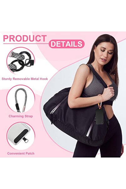 Generic 2-Pack Azoni Universal Mobile Phone Wrist Straps – Adjustable Anti-Theft Wrist Lanyards