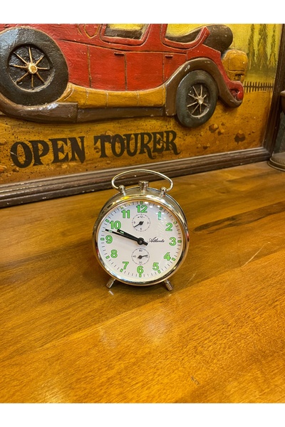 ANTİKA AYAL Antika kurmalı masa saati