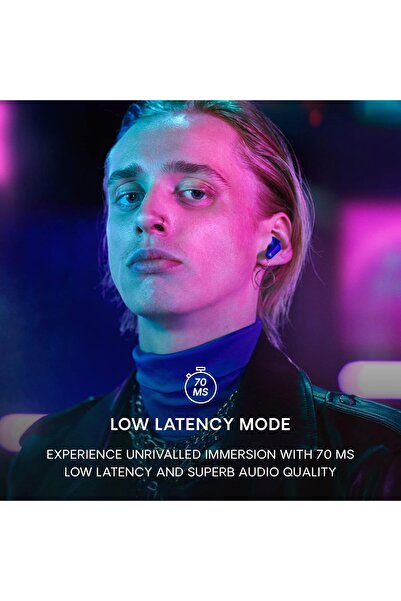 Urbanista Seoul Wireless In-Ear Gaming Earbuds — 70ms Latency, Dual Mode, USB-C Fast Charge, 32h,