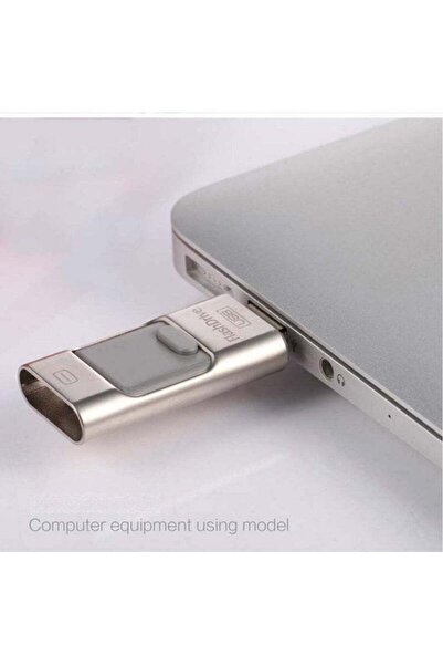 ELTERAZONE 256GB USB 3.0 Flash Drive - Lightning/USB-C/USB-A Photo Stick for iPhone/iPad/Android/PC