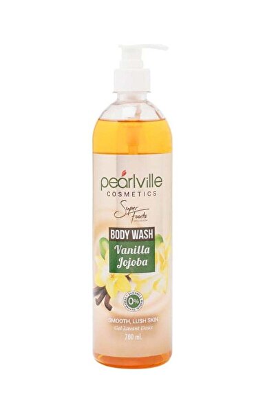 Pearlville غسول الجسم بالفانيليا والجوجوبا - تركيبة طبيعية لبشرة ناعمة ورطبة،...