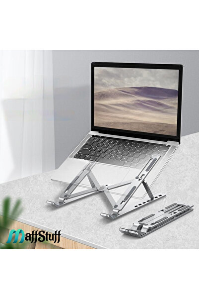 MaffStuff MaffStuff® Aluminum Laptop Stand, Portable, Foldable, 6 Level Adjustable