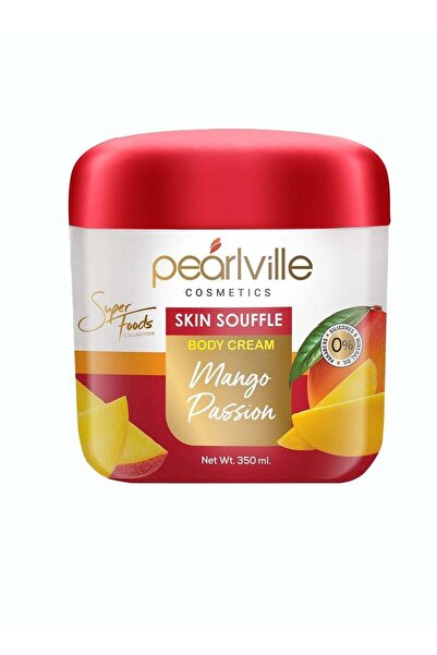 Pearlville كريم الجسم سكين سوفليه برائحة المانجو - ٣٥٠ مل | ترطيب ناعم