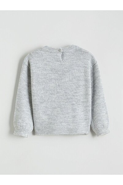 LC Waikiki Lcw Kids Heart Embroidered Girls' Knitwear Sweater