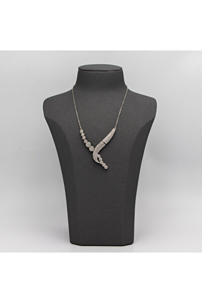 Generic Luxury silver alternative to gold, studded with zircon