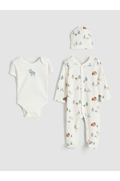 LC Waikiki LCW baby Printed Baby Boy Hospital Discharge Set