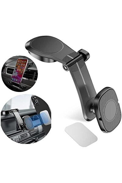 Generic Nalakall Magnetic Car Mobile Holder - Adjustable 360° Dashboard Mount with Strong Magnet