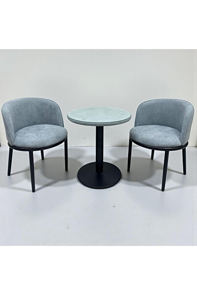 DEC5 A set of two chairs and a table with a luxurious and distinctive design.