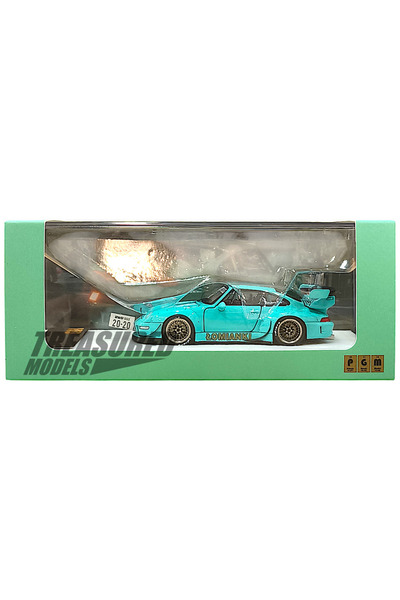 HOT WHEELS Pgm PORSCHE RWB 993 Tiffany Blue (Full Opening and Closing) (Dieca...
