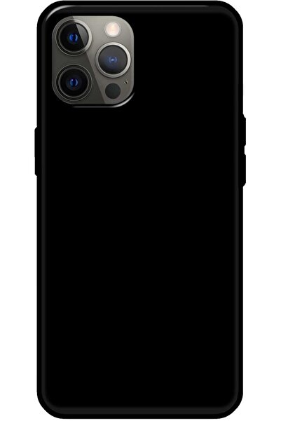 Generic Khalas Solid Protective Case with Soft Black Sides for Apple iPhone 13 Pro Max (Black, Polycarbonate