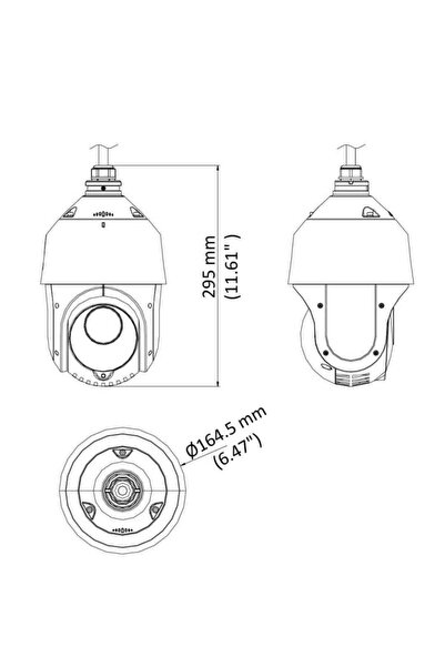 Hikvision DarkFighter 4MP PTZ Moving Camera