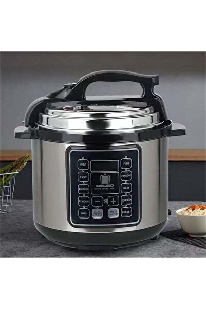 Olympia 6L Stainless Steel 10-in-1 Multifunction Smart LCD Digital Rice & Pressure Cooker