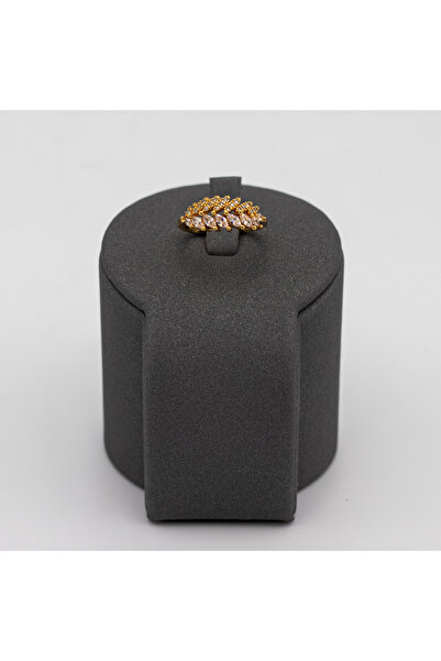 Generic Luxury gold-plated zircon set – with a shimmering branch design