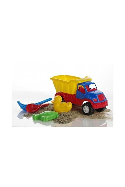 burak toys Set camion mare, cu lopatica, grebla pentru copii, Costinesti, 33x...