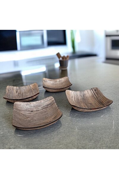 BARITCIOGLU Wooden Cookie Holder 4 Pieces