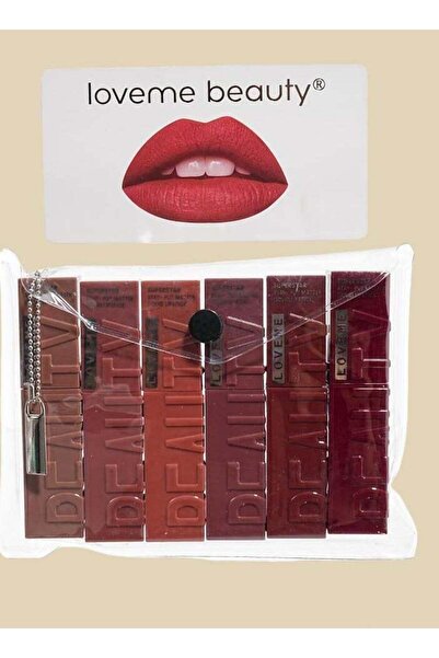 Lafmi Beauty Matte Liquid Lipstick Superstar Stay Put - 6 Pieces