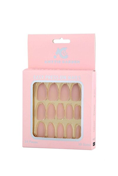 AMYTIS GARDEN 24 قطعة أظافر صناعية ثلاثية الأبعاد M13