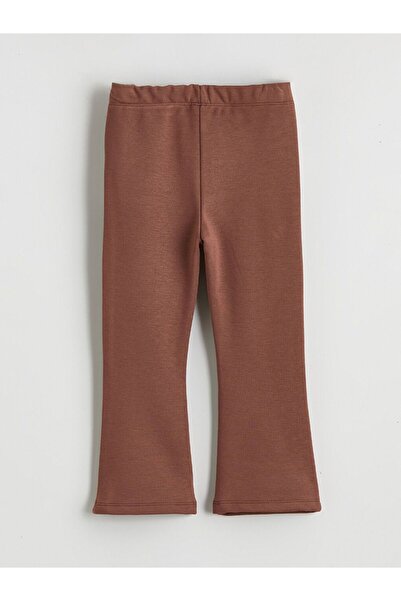 LC Waikiki Lcw Kids Bow Printed Flared Soft Touch Girls Leggings