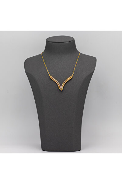 Generic Luxury gold-plated zircon set – with a shimmering branch design