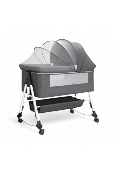 Generics سرير هزاز بجواري | رمادي