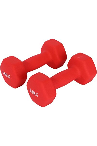 Endless Neoprene Coated Fixed Dumbbell Pair - 2 Kg (2 x 4.4 lb), Sky Blue
