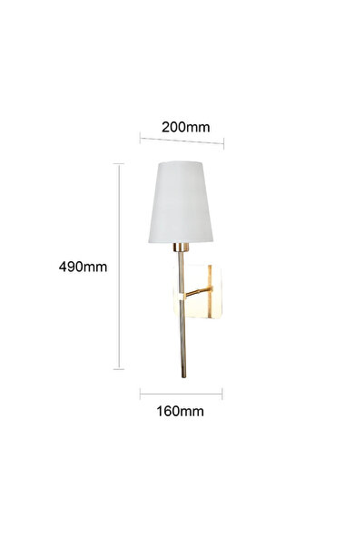 HAMER Modern single gold wall sconce light